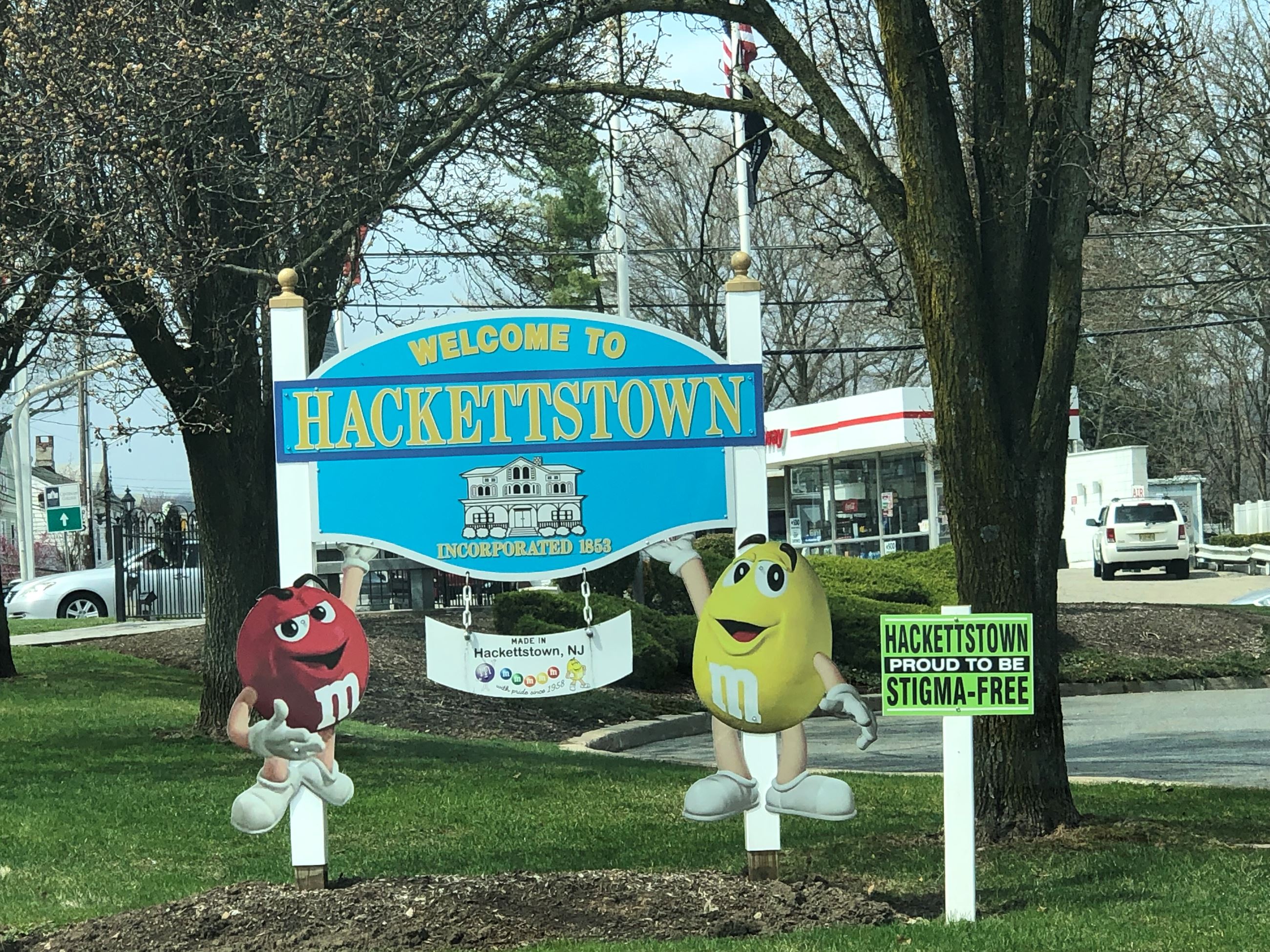 Welcome To Hackettstown Sign